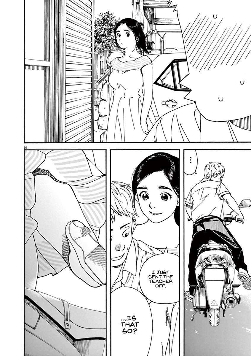Neko no Otera no Chion-san Chapter 31 page 16 - Chapter 31: Full Dress, Motorbike and Chion