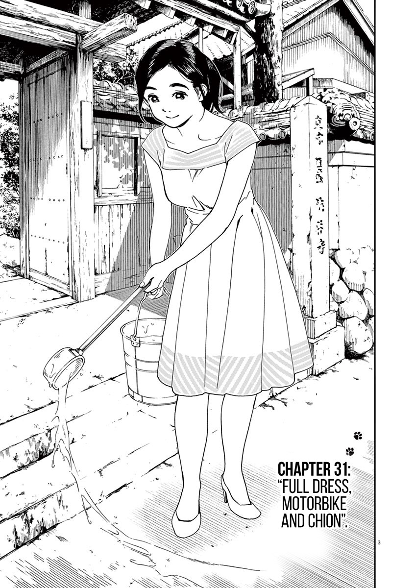 Neko no Otera no Chion-san Chapter 31 page 3 - Chapter 31: Full Dress, Motorbike and Chion