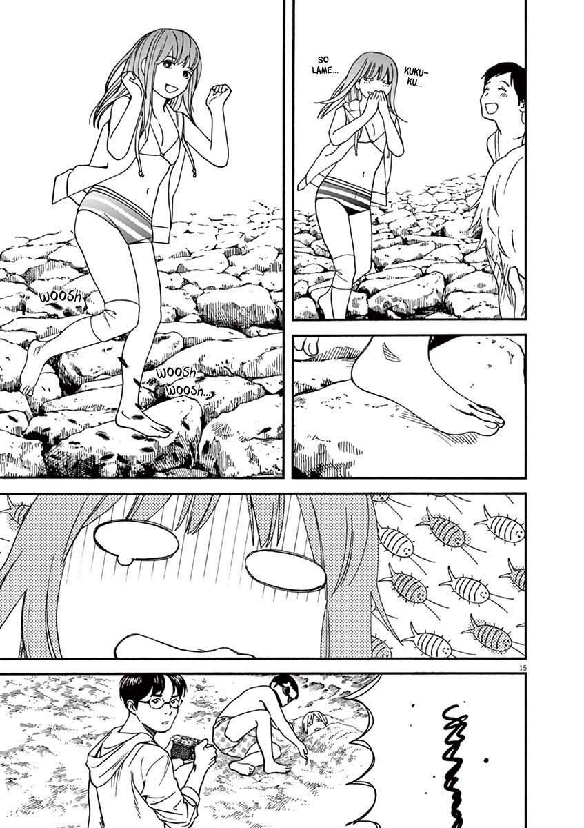 Neko no Otera no Chion-san Chapter 32 page 15 - Chapter 32: The Blue Sea, the White Sky and Chion-san