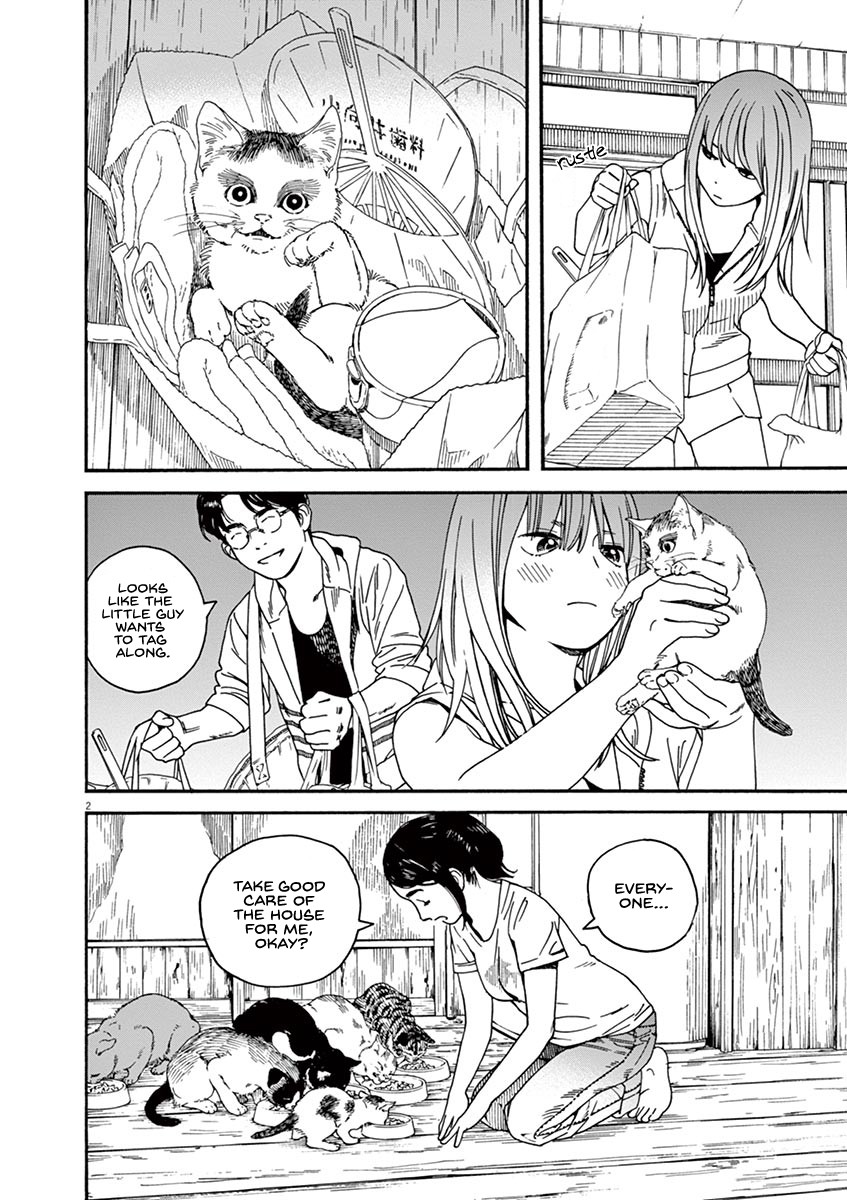 Neko no Otera no Chion-san Chapter 32 page 2 - Chapter 32: The Blue Sea, the White Sky and Chion-san