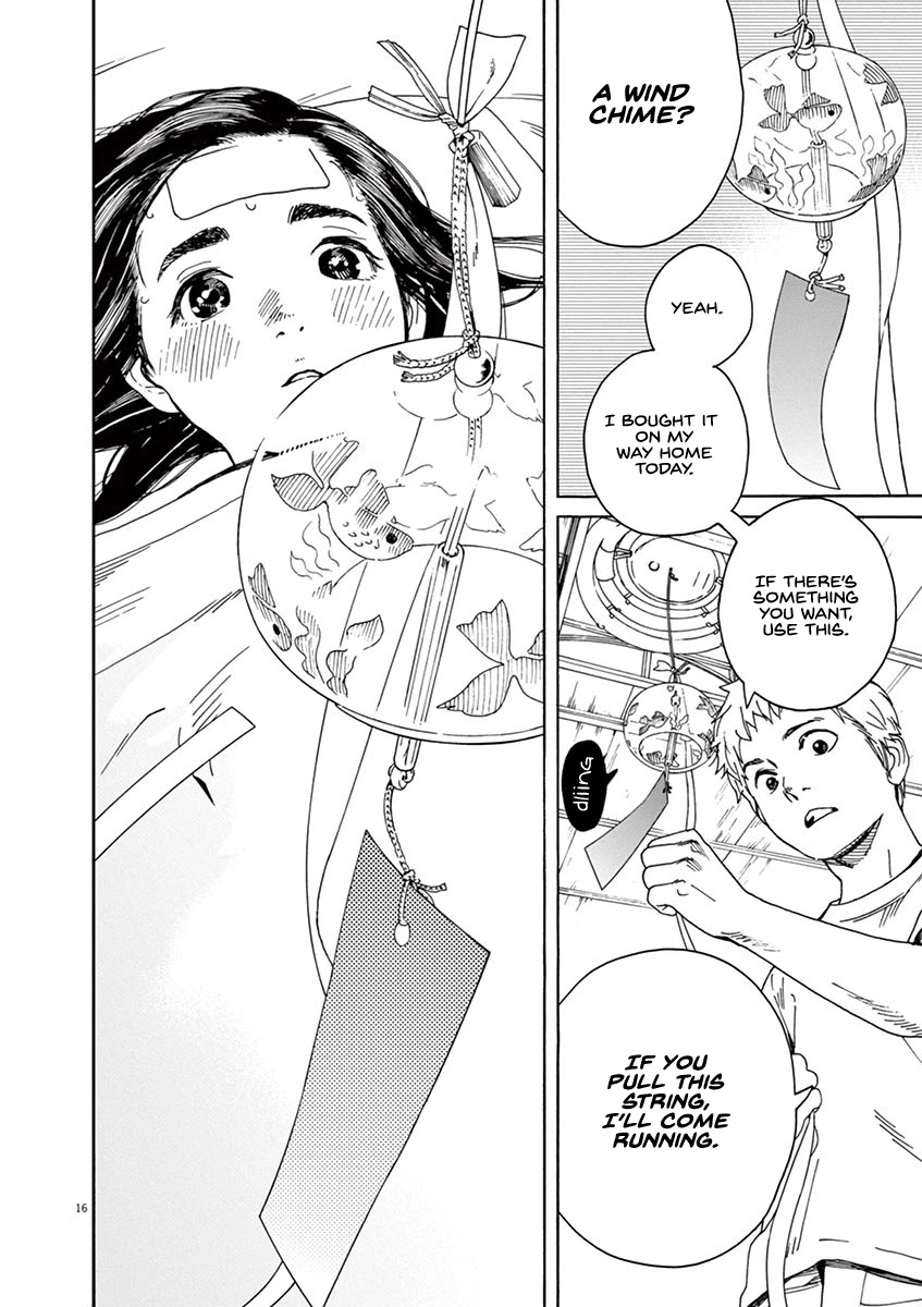 Neko no Otera no Chion-san Chapter 42 page 16 - Chapter 42: Cat, Wind Chime and Chion.