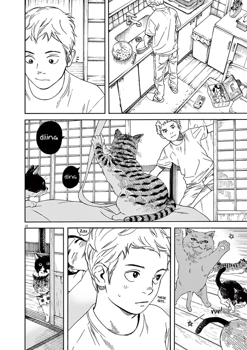 Neko no Otera no Chion-san Chapter 42 page 18 - Chapter 42: Cat, Wind Chime and Chion.