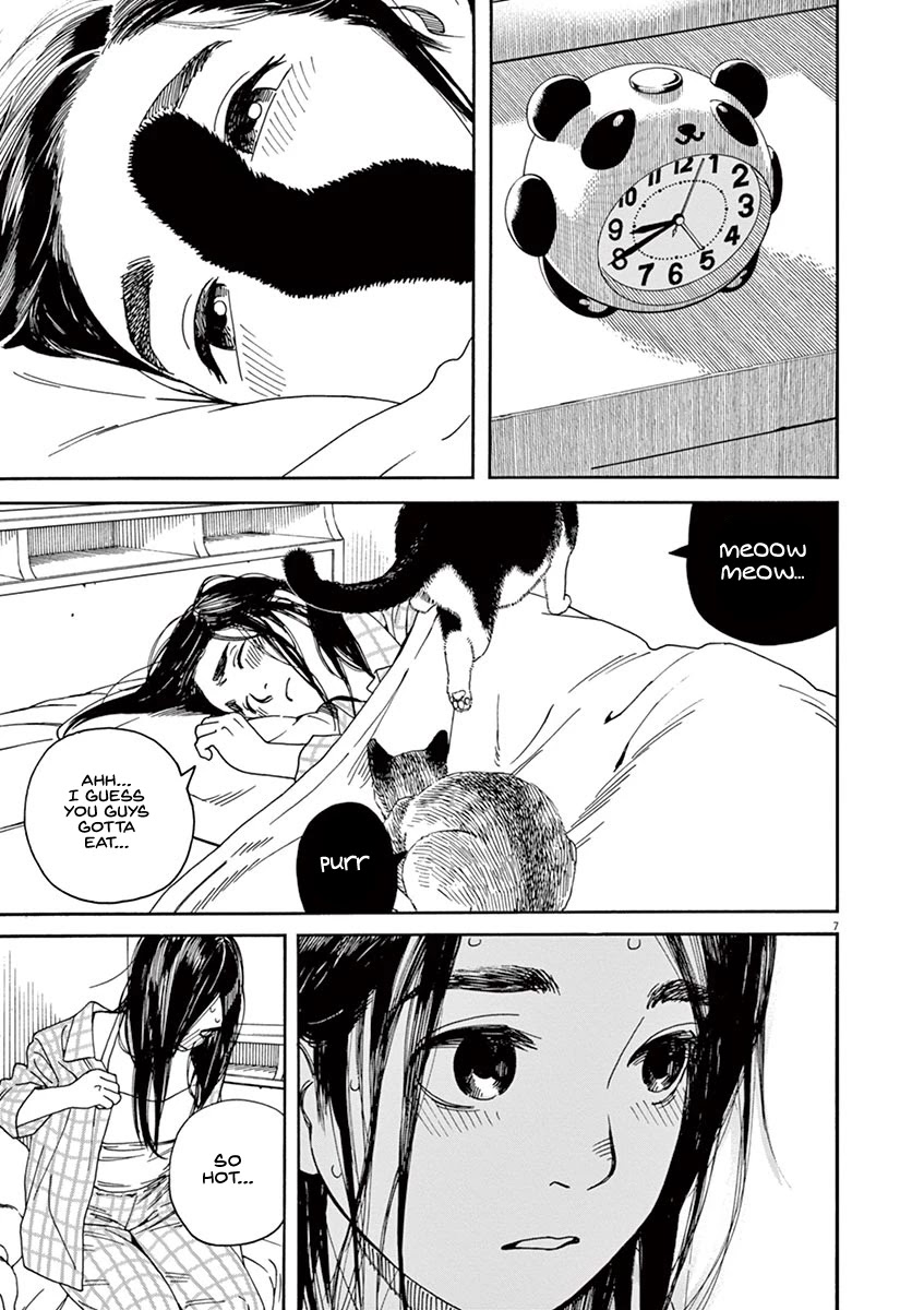 Neko no Otera no Chion-san Chapter 42 page 7 - Chapter 42: Cat, Wind Chime and Chion.