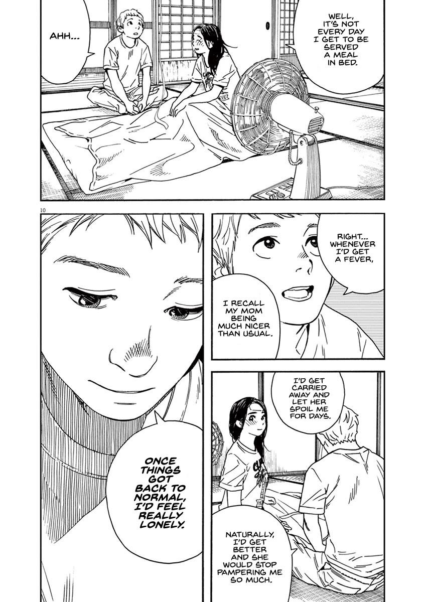 Neko no Otera no Chion-san Chapter 43 page 10 - Chapter 43: Porridge, T-Shirt and Chion