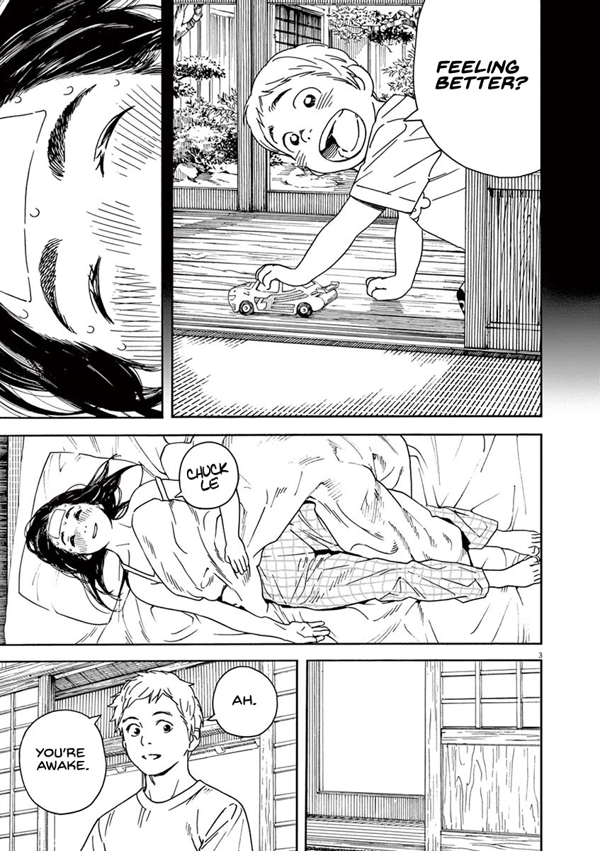 Neko no Otera no Chion-san Chapter 43 page 3 - Chapter 43: Porridge, T-Shirt and Chion