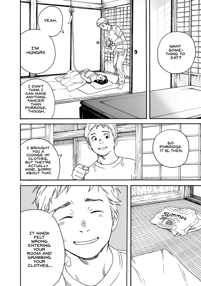 Neko no Otera no Chion-san Chapter 43 page 4 - Chapter 43: Porridge, T-Shirt and Chion