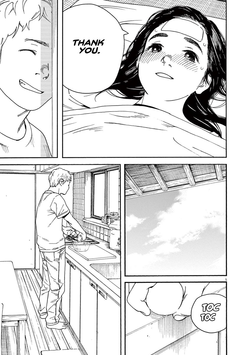 Neko no Otera no Chion-san Chapter 43 page 5 - Chapter 43: Porridge, T-Shirt and Chion