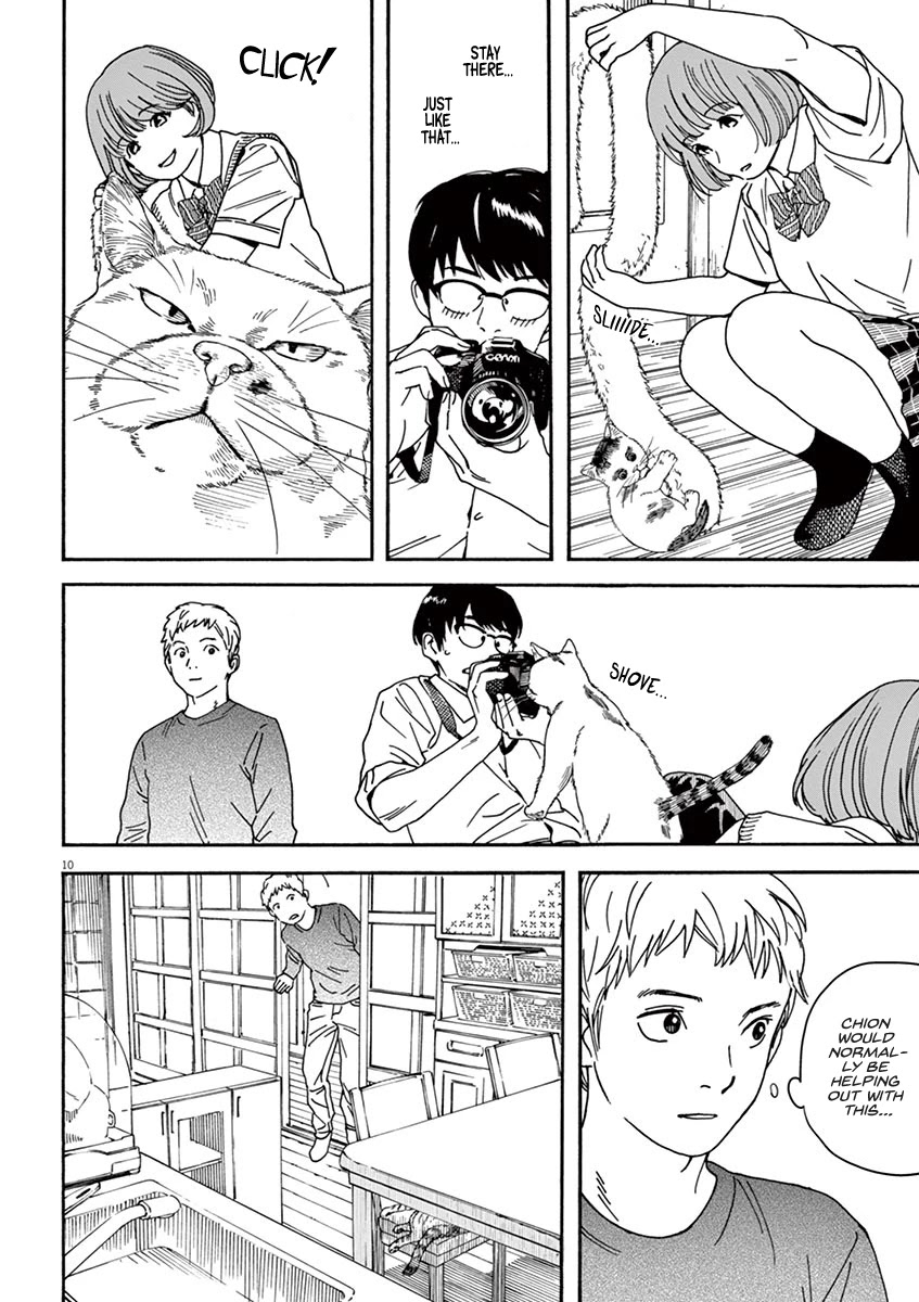 Neko no Otera no Chion-san Chapter 49 page 10 - Chapter 49: Hazy Hiruma and Chion