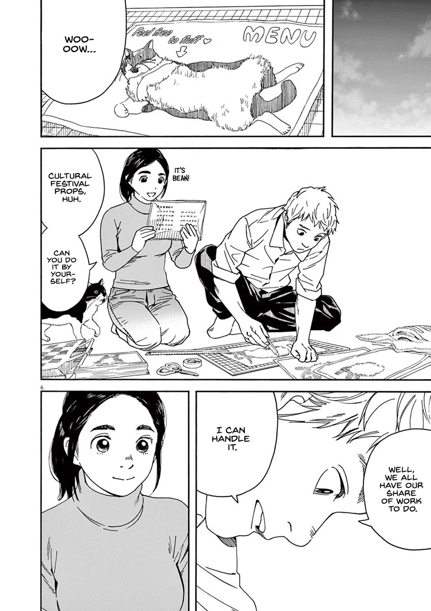 Neko no Otera no Chion-san Chapter 50 page 6 - Chapter 50: The Night Before the Cultural Festival and Chion