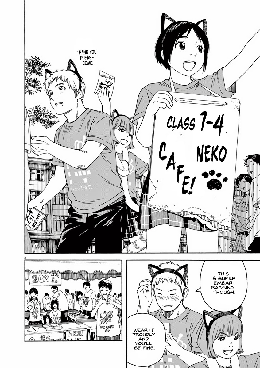 Neko no Otera no Chion-san Chapter 51 page 8 - Chapter 51: Neko Cafe and Baseball Club Chion