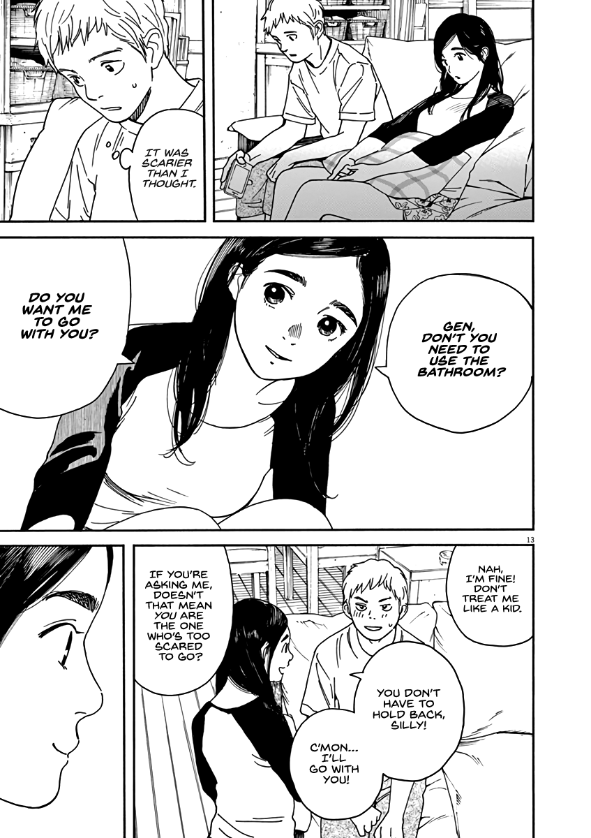Neko no Otera no Chion-san Chapter 53 page 13 - Chapter 53: Rain, Song and Chion