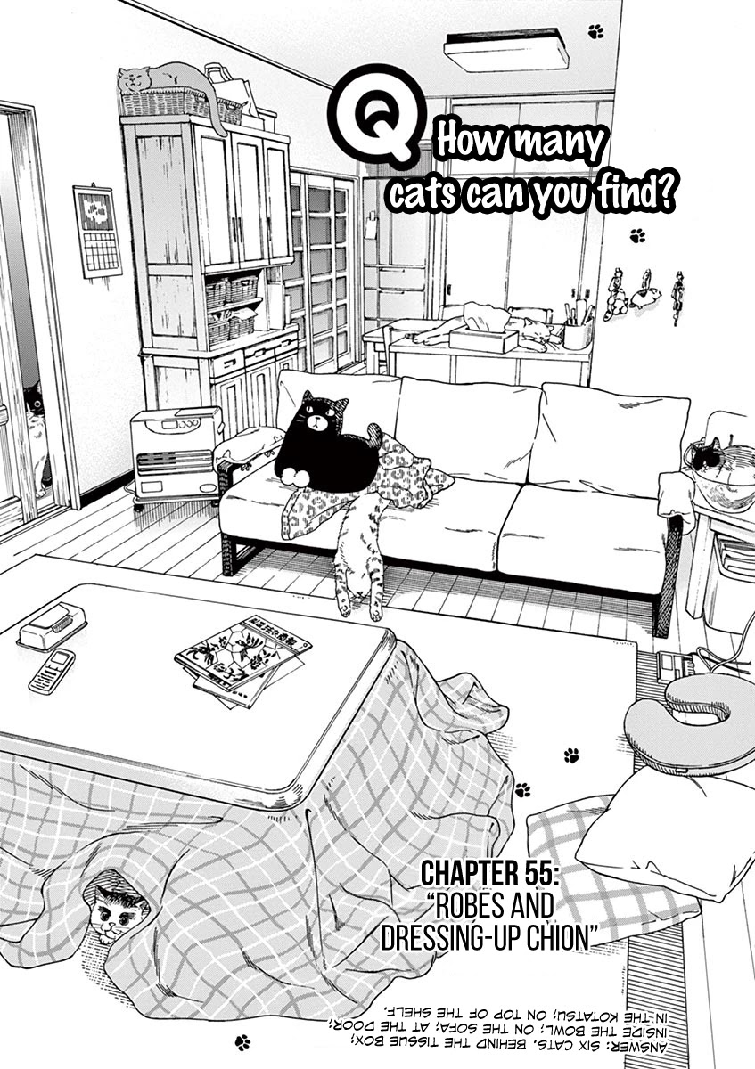 Neko no Otera no Chion-san Chapter 55 page 1 - Chapter 55: Robes and Dressing-Up Chion