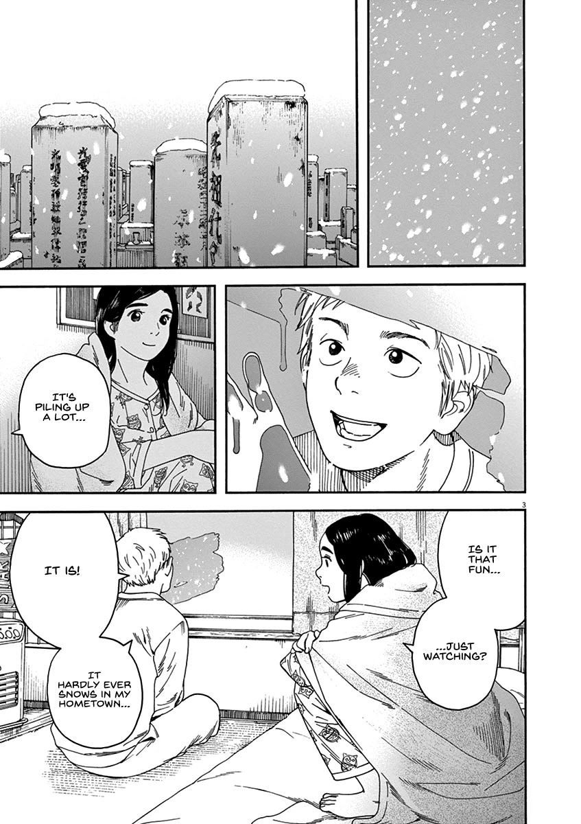 Neko no Otera no Chion-san Chapter 60 page 3 - Chapter 60: Snow, Gen and Chion