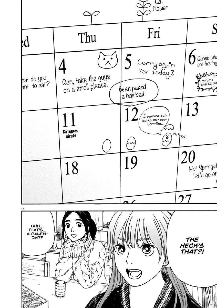 Neko no Otera no Chion-san Chapter 63 page 10 - Chapter 63: Chion's Calendar and Schedule