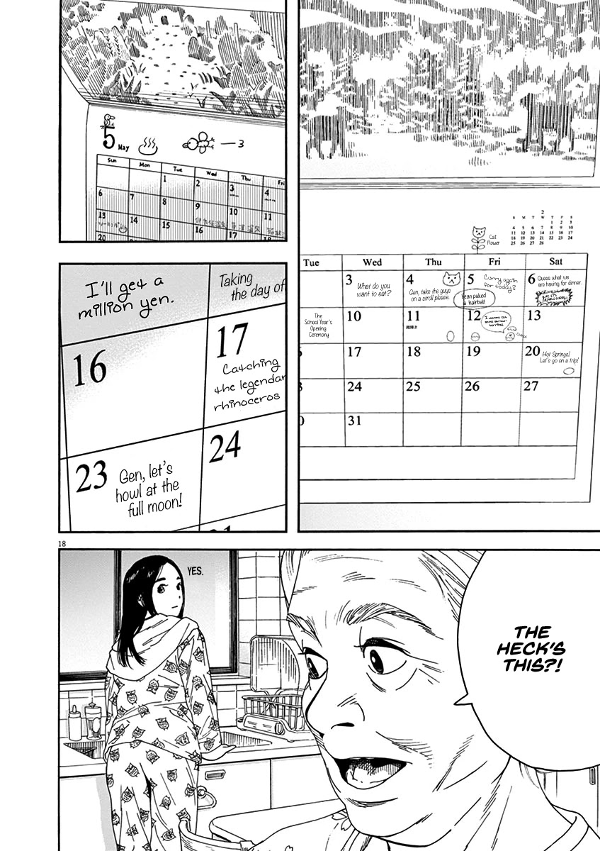 Neko no Otera no Chion-san Chapter 63 page 18 - Chapter 63: Chion's Calendar and Schedule