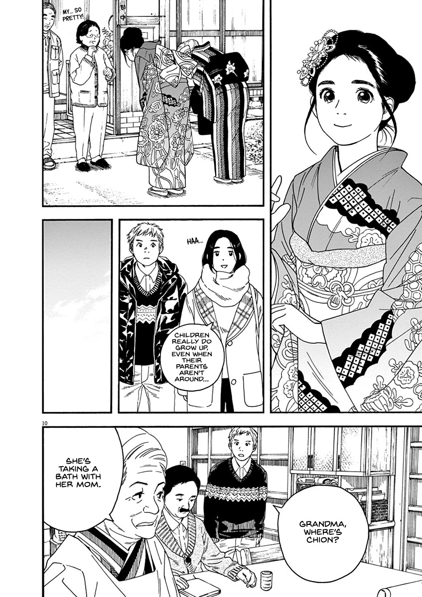 Neko no Otera no Chion-san Chapter 64 page 10 - Chapter 64: Coming-of-Age Ceremony, Family and Chion