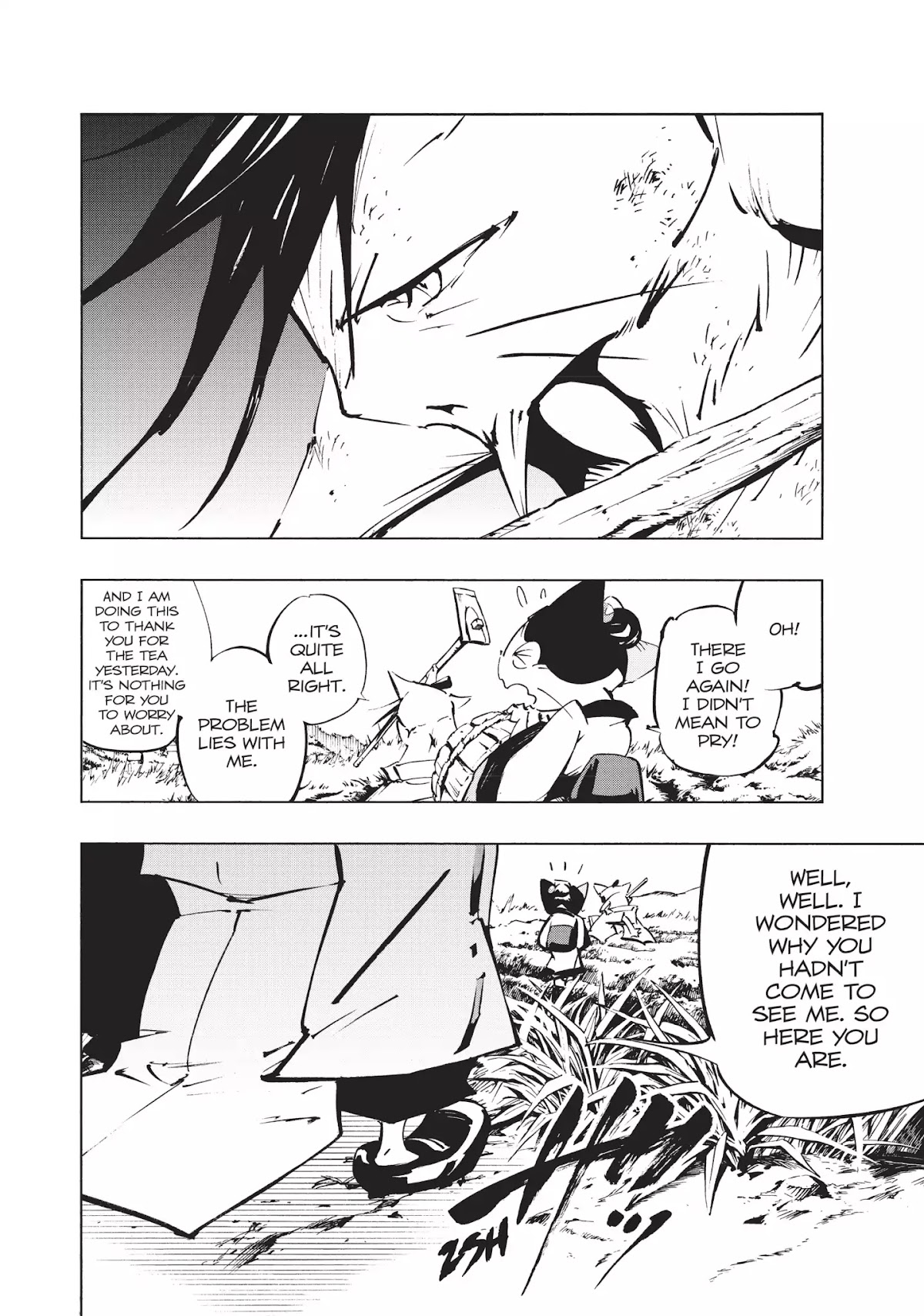 Nekogahara: Stray Cat Samurai Chapter 1 page 20 - Chapter 1: The Bell Rings When the Cat Draws His Sword