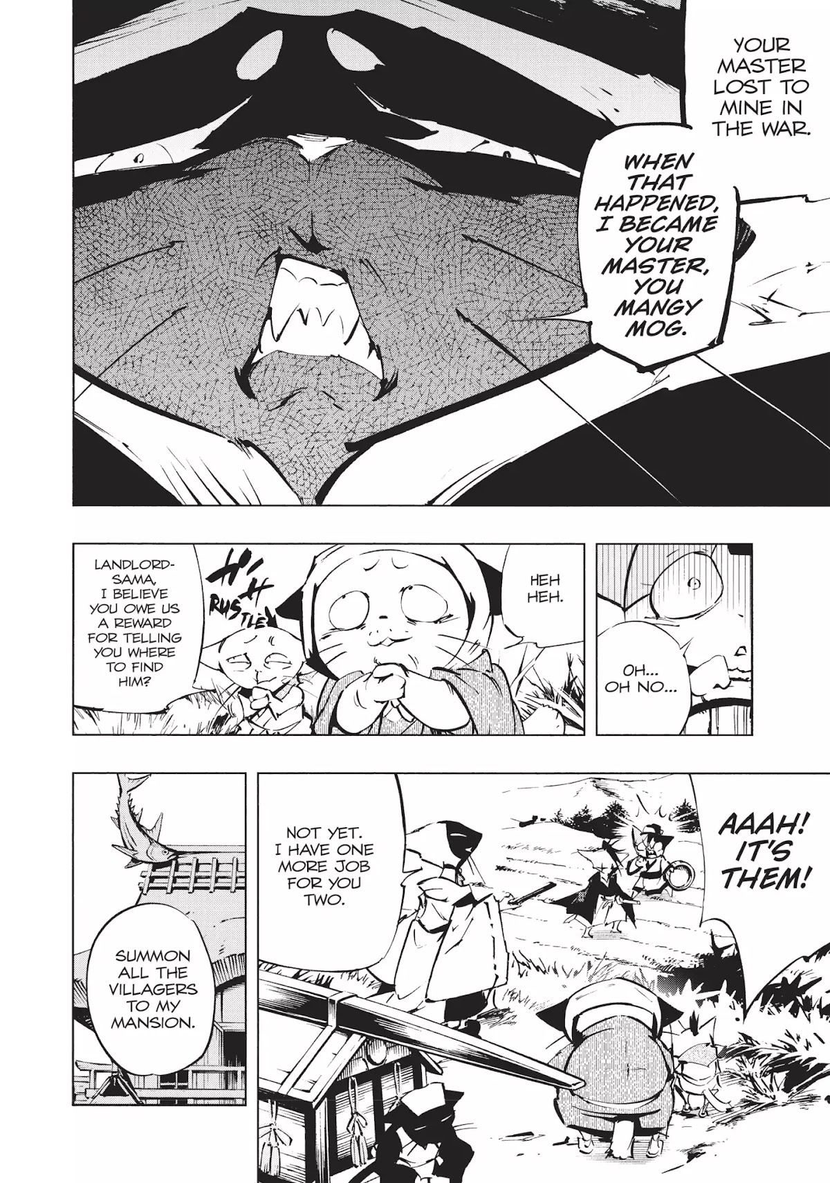 Nekogahara: Stray Cat Samurai Chapter 1 page 22 - Chapter 1: The Bell Rings When the Cat Draws His Sword