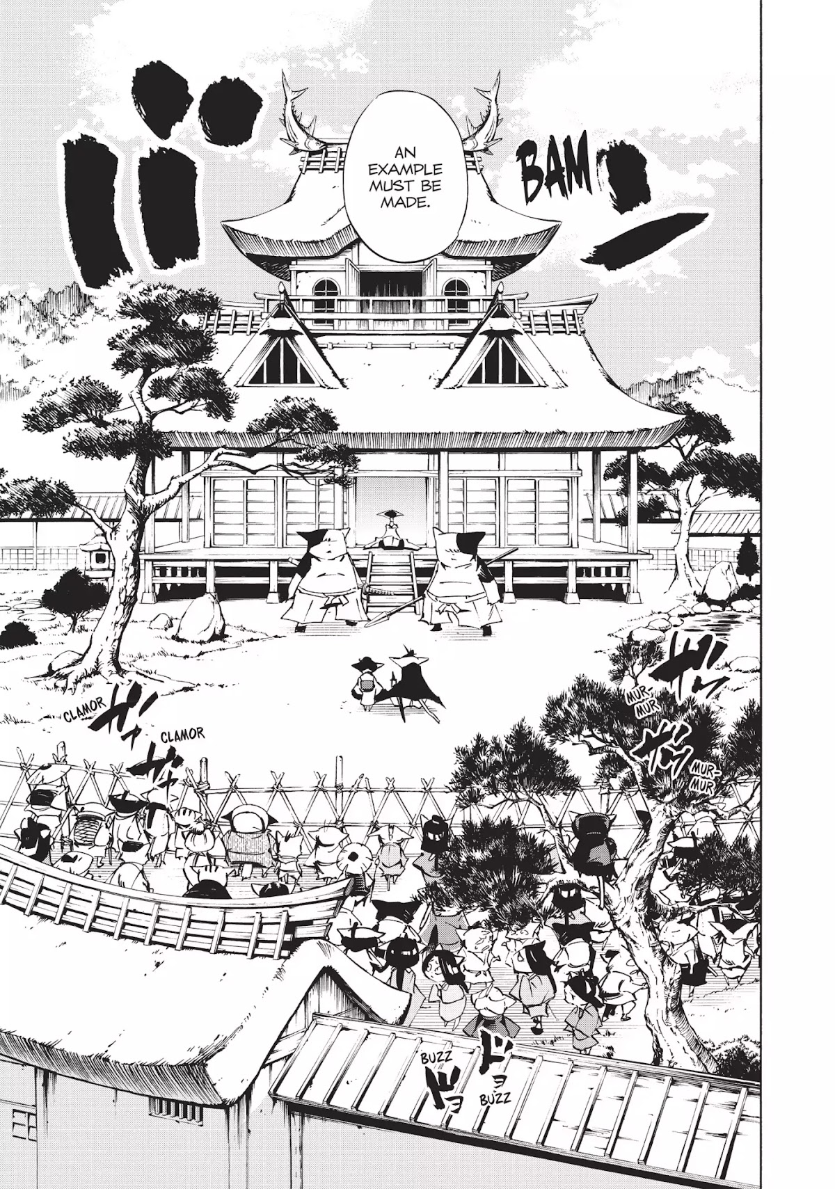 Nekogahara: Stray Cat Samurai Chapter 1 page 23 - Chapter 1: The Bell Rings When the Cat Draws His Sword