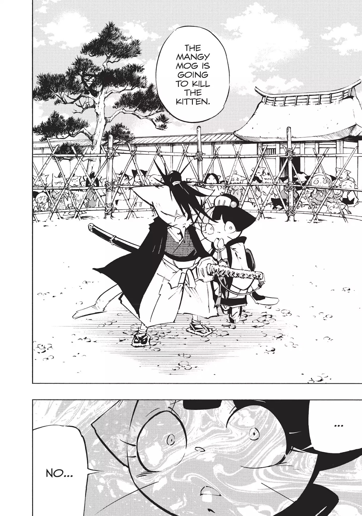 Nekogahara: Stray Cat Samurai Chapter 1 page 24 - Chapter 1: The Bell Rings When the Cat Draws His Sword