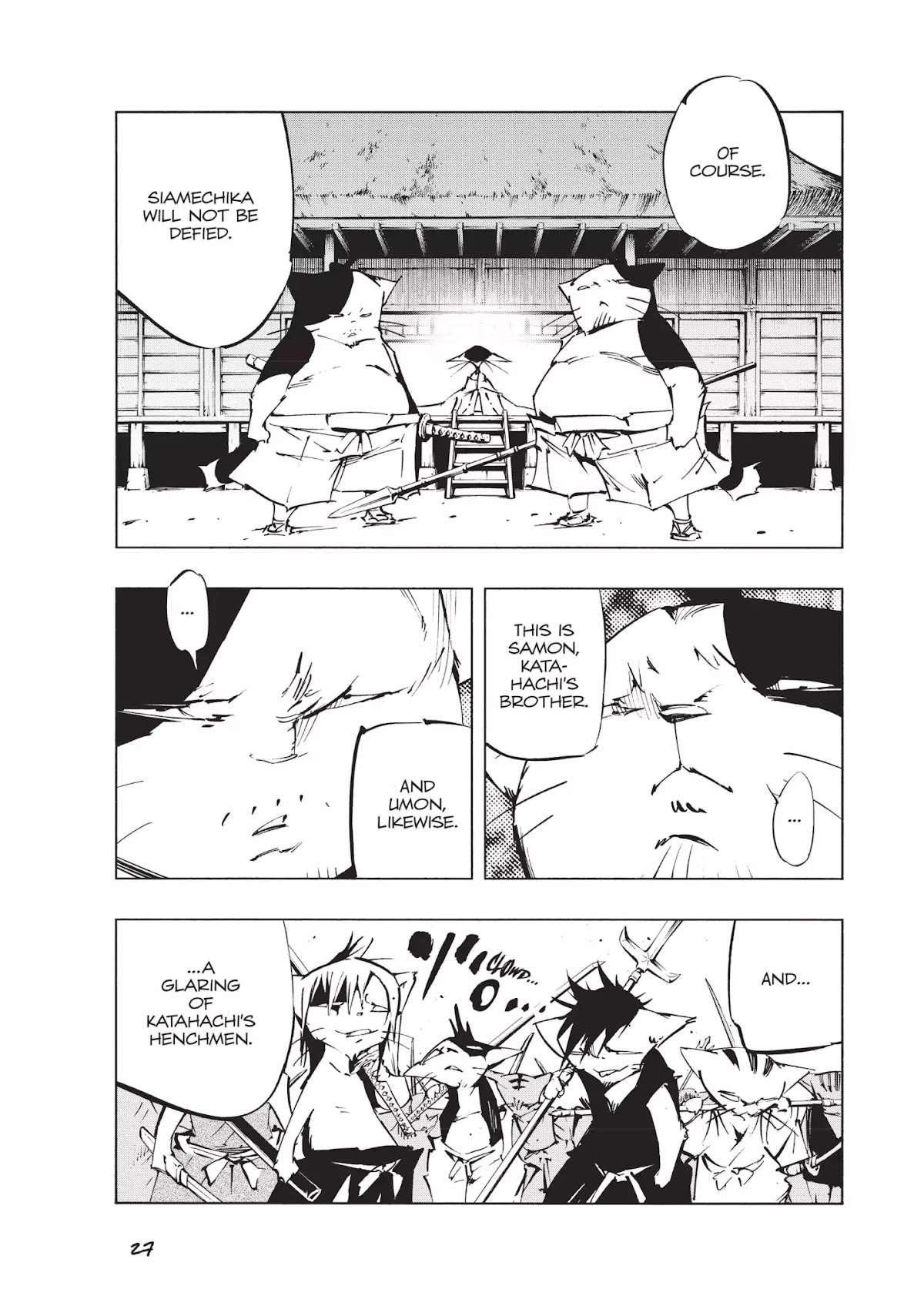 Nekogahara: Stray Cat Samurai Chapter 1 page 25 - Chapter 1: The Bell Rings When the Cat Draws His Sword
