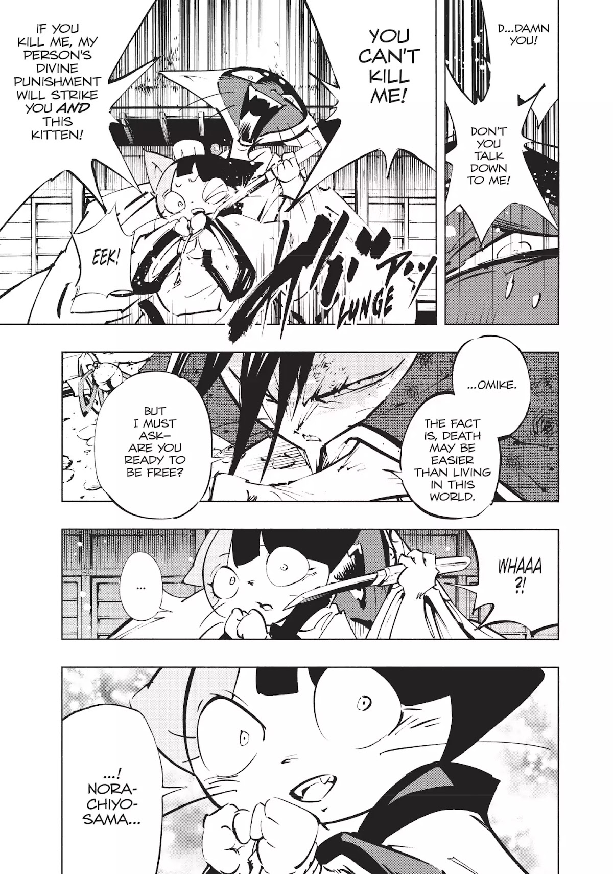 Nekogahara: Stray Cat Samurai Chapter 1 page 37 - Chapter 1: The Bell Rings When the Cat Draws His Sword