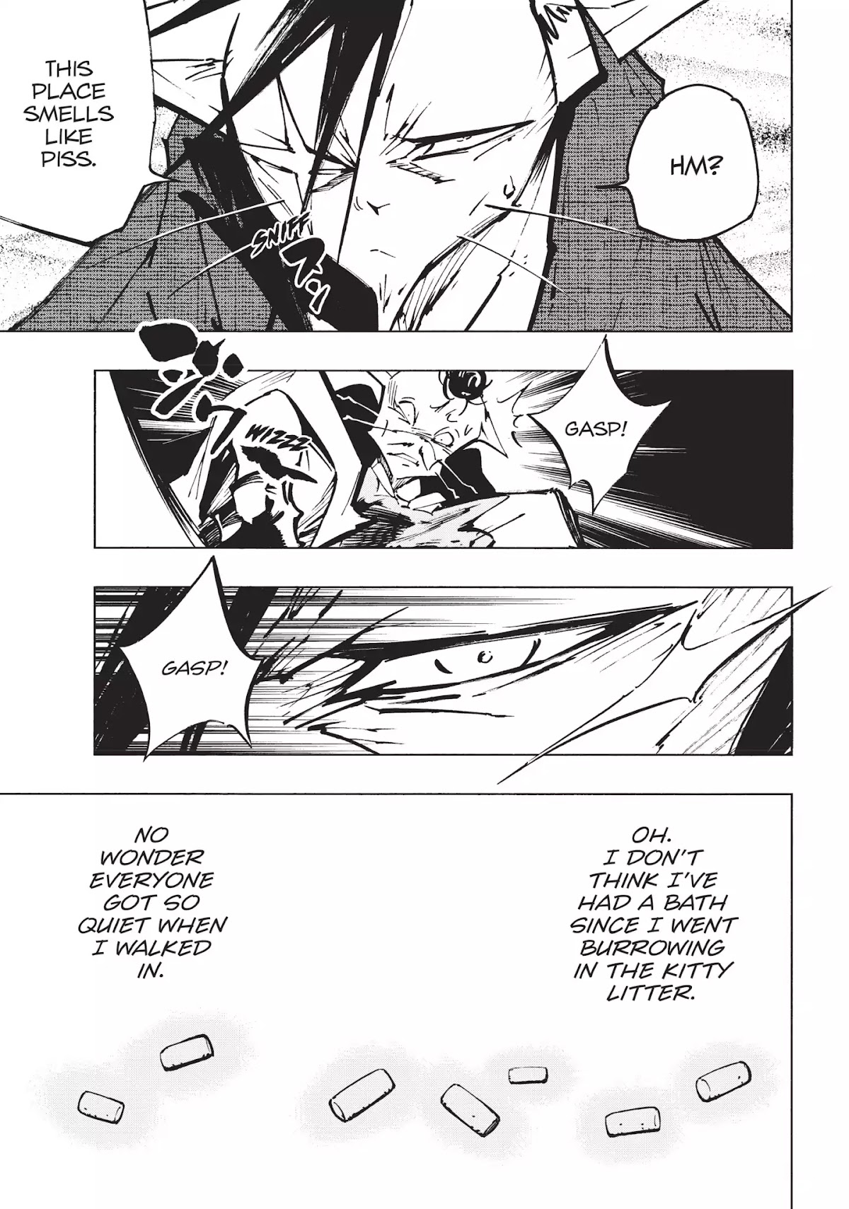 Nekogahara: Stray Cat Samurai Chapter 11.5 page 16 - Vol.2 Extra Chapter: Bearing Trouble Away by Bearing Tales