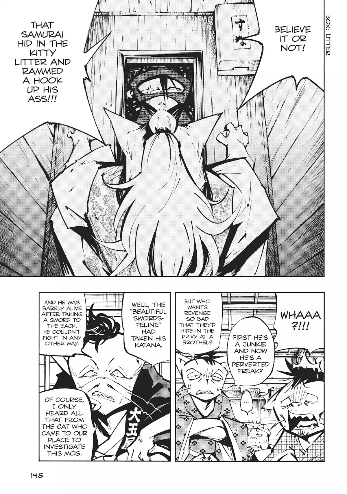 Nekogahara: Stray Cat Samurai Chapter 11.5 page 9 - Vol.2 Extra Chapter: Bearing Trouble Away by Bearing Tales