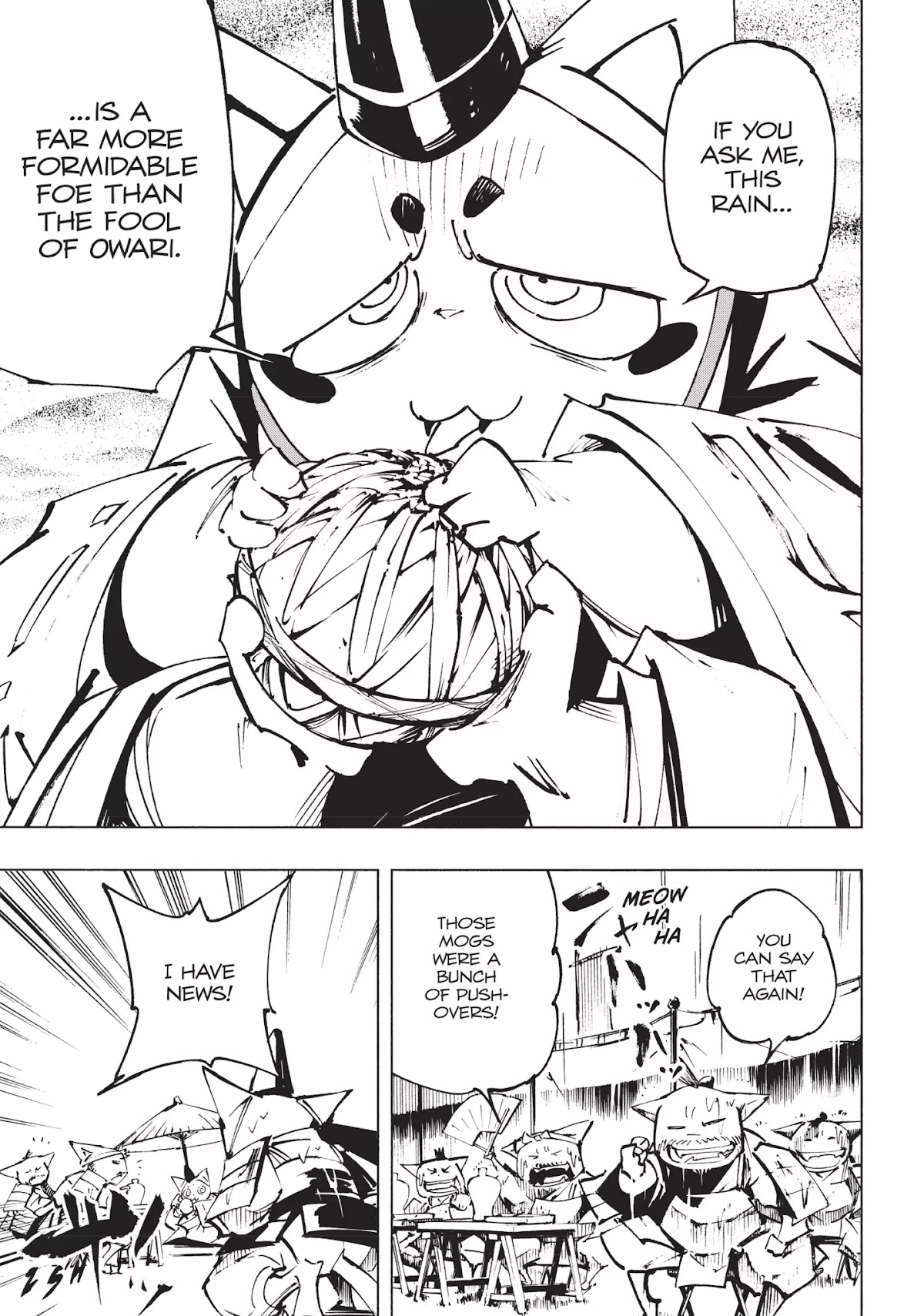 Nekogahara: Stray Cat Samurai Chapter 11.6 page 8 - Vol.2 Special Manga In Honor of the Nekogahara/Nobunyaga's Ambition Collaboration