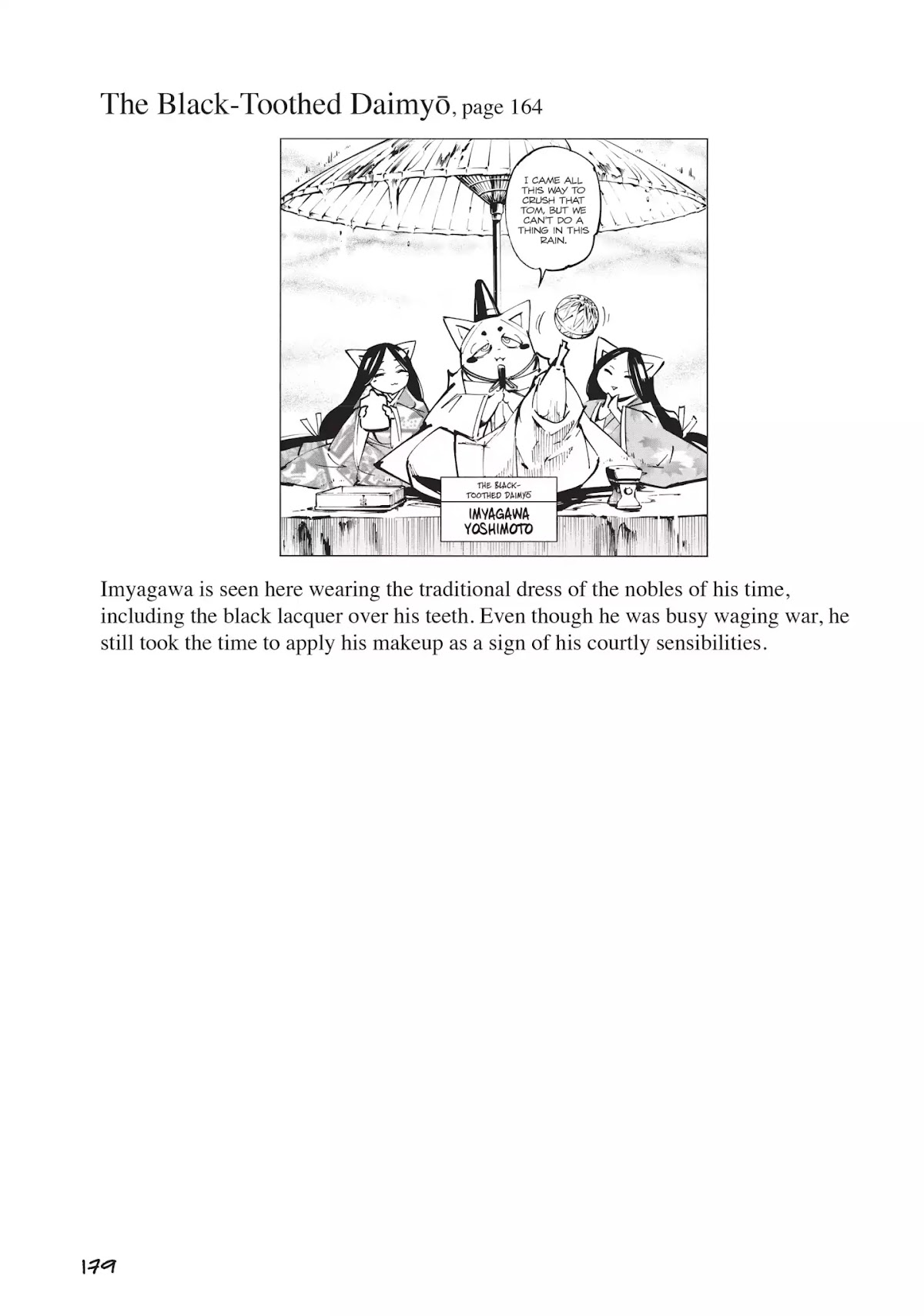 Nekogahara: Stray Cat Samurai Chapter 11.7 page 4 - Vol.2 Translation Notes