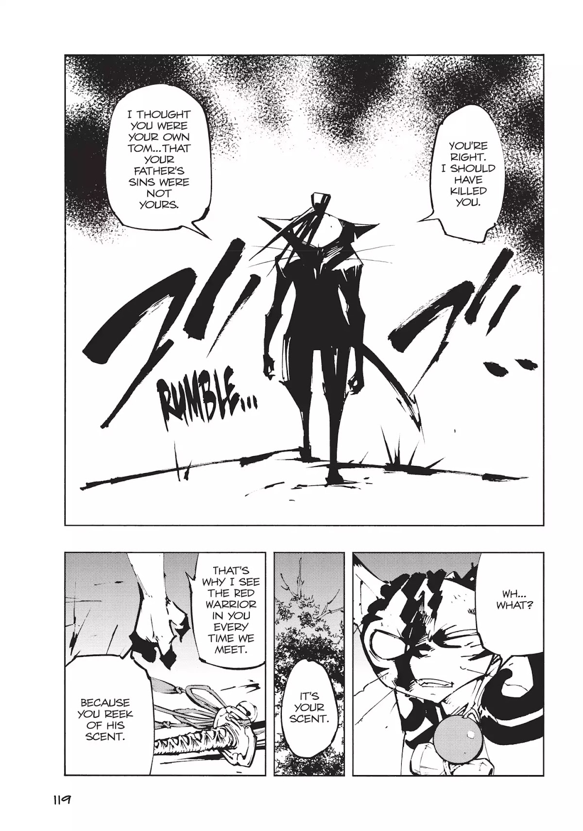 Nekogahara: Stray Cat Samurai Chapter 11 page 20 - Chapter 11: Short Cake. Act Three