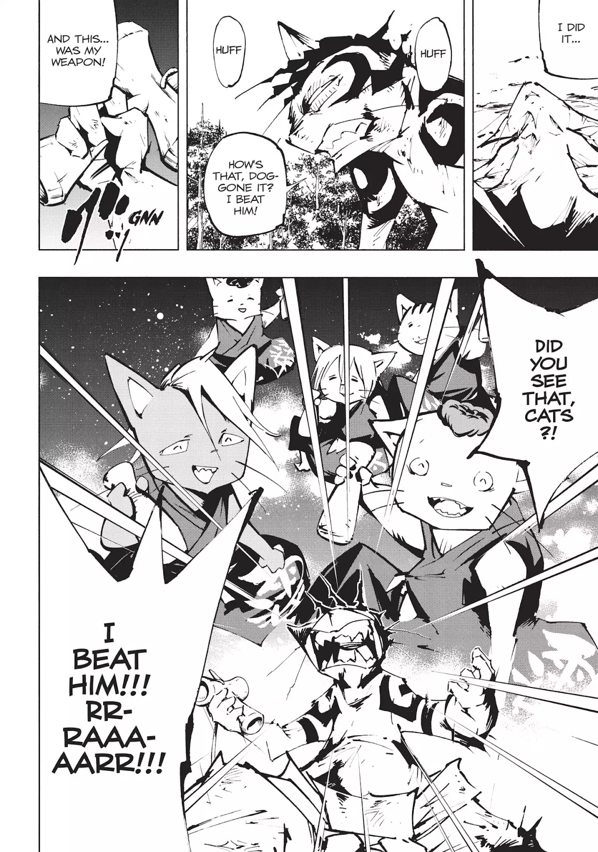 Nekogahara: Stray Cat Samurai Chapter 11 page 33 - Chapter 11: Short Cake. Act Three