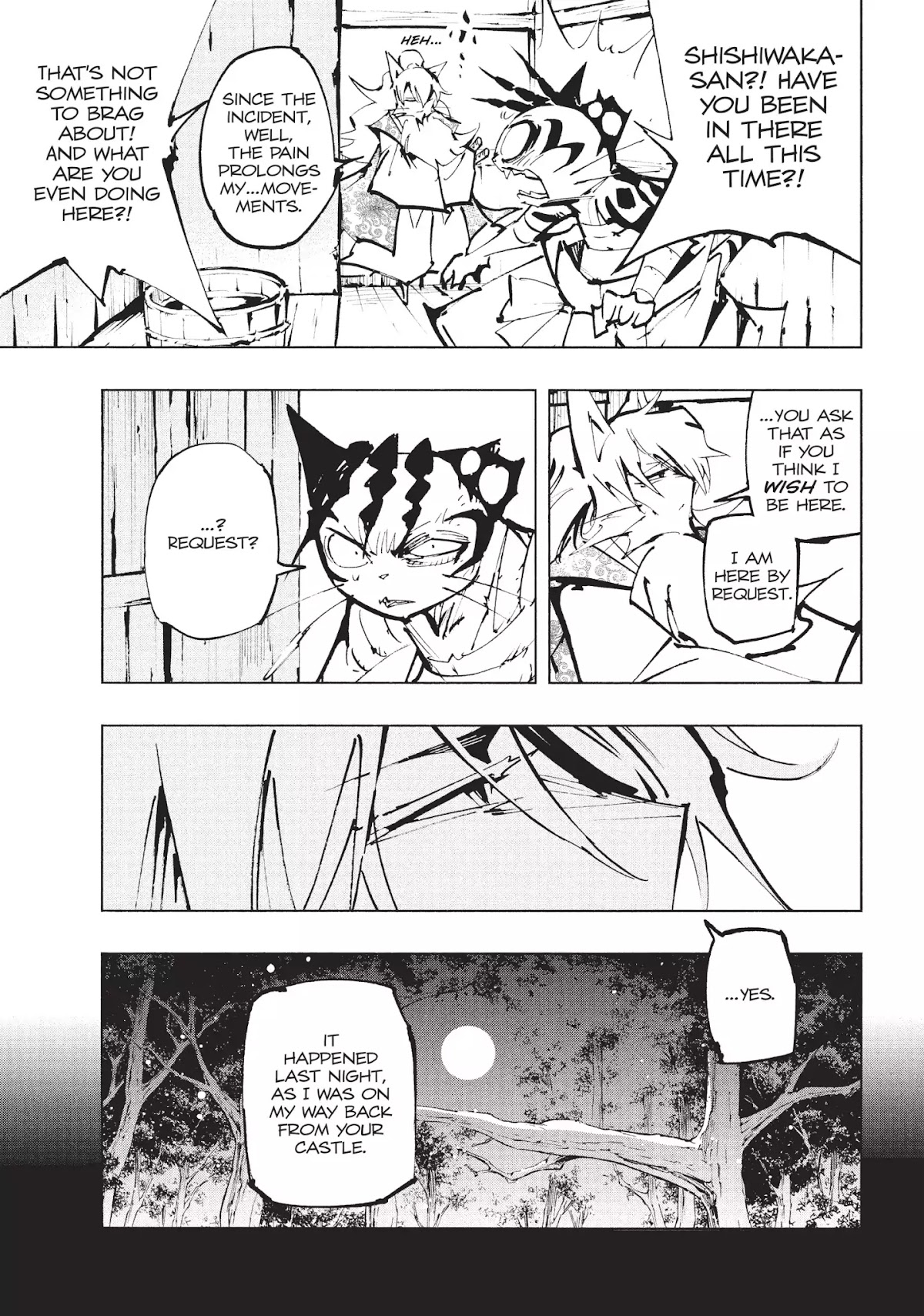Nekogahara: Stray Cat Samurai Chapter 12 page 13 - Chapter 12: Three Grown Kittens!