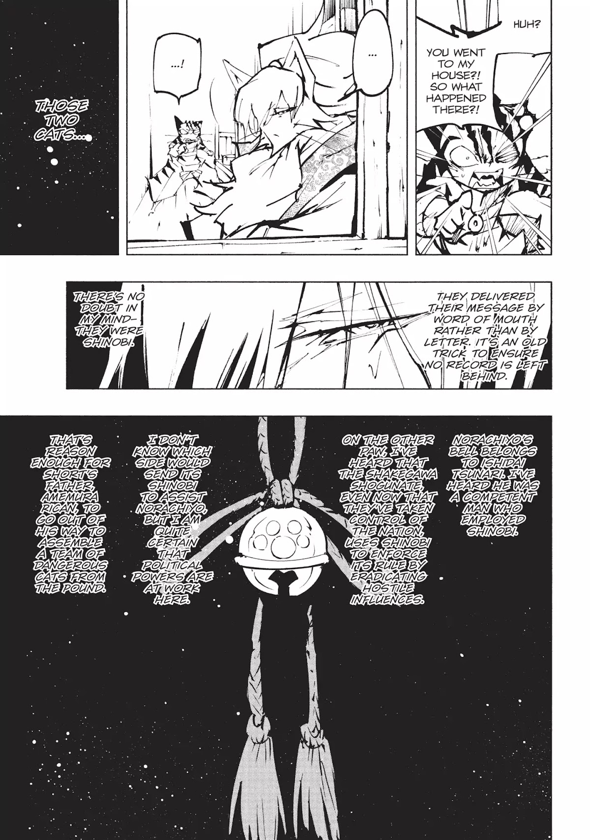 Nekogahara: Stray Cat Samurai Chapter 12 page 17 - Chapter 12: Three Grown Kittens!