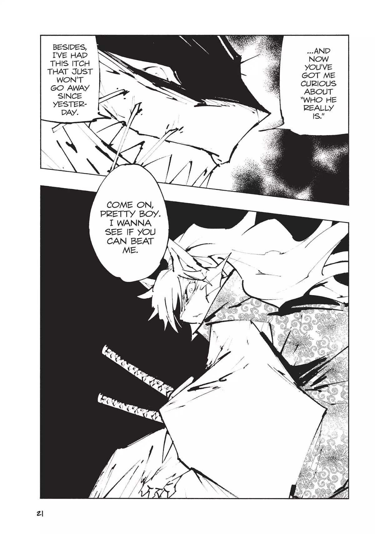 Nekogahara: Stray Cat Samurai Chapter 12 page 21 - Chapter 12: Three Grown Kittens!