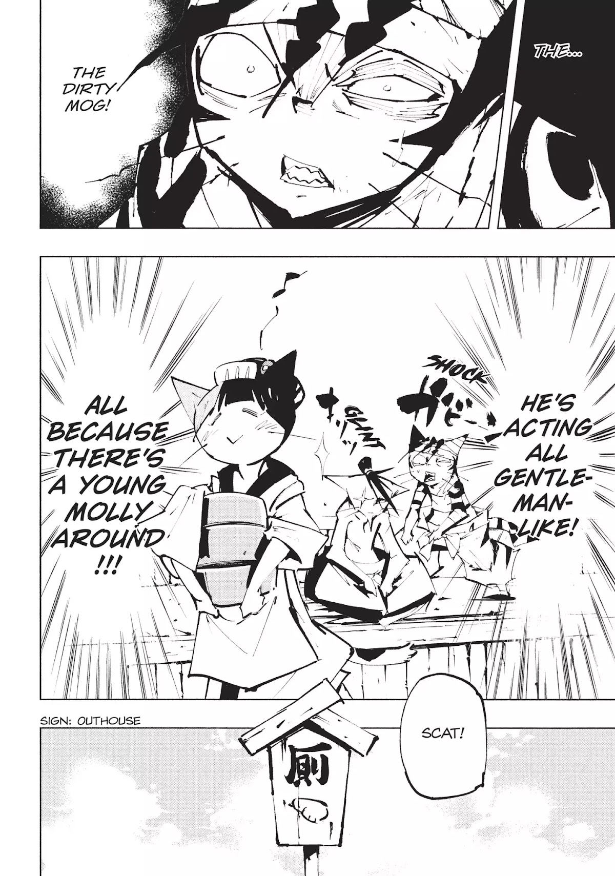 Nekogahara: Stray Cat Samurai Chapter 12 page 8 - Chapter 12: Three Grown Kittens!