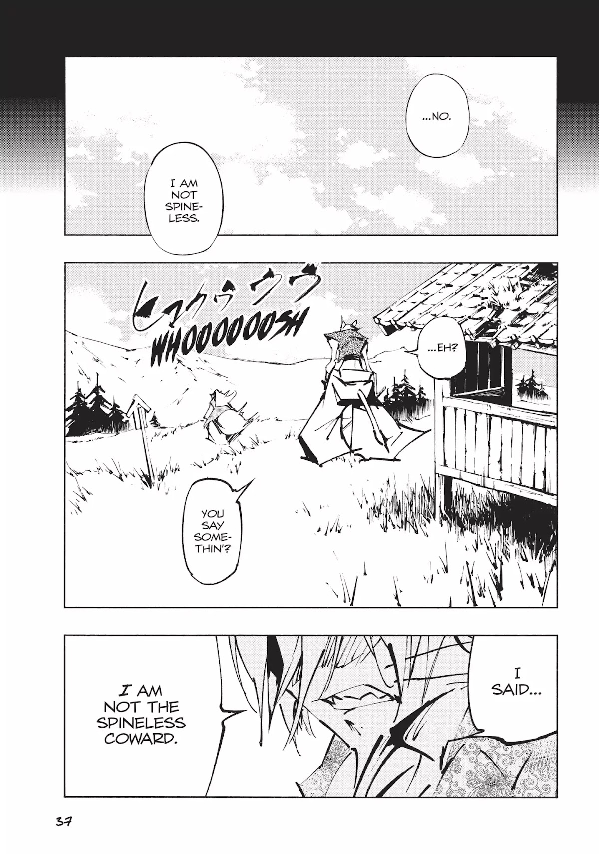 Nekogahara: Stray Cat Samurai Chapter 13 page 15 - Chapter 13: Norwegian Wood, Act One