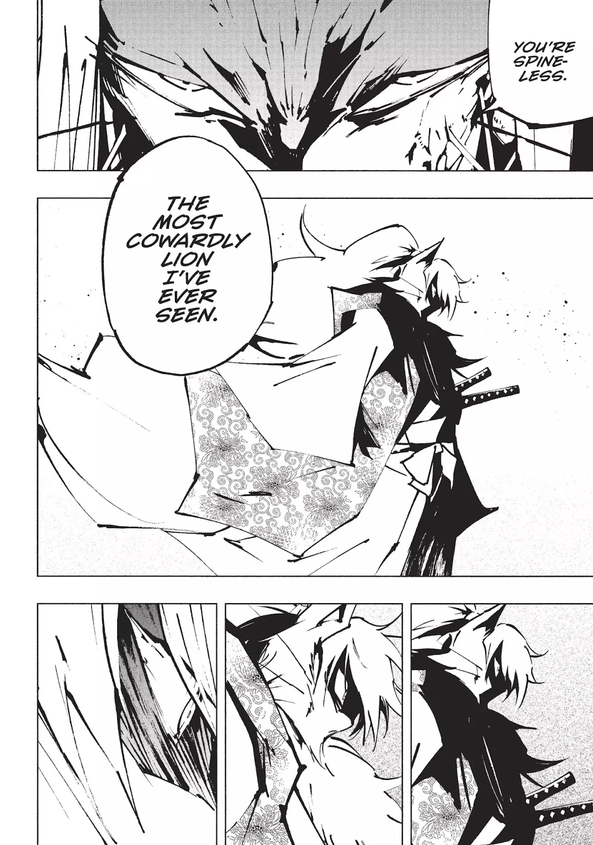 Nekogahara: Stray Cat Samurai Chapter 13 page 6 - Chapter 13: Norwegian Wood, Act One