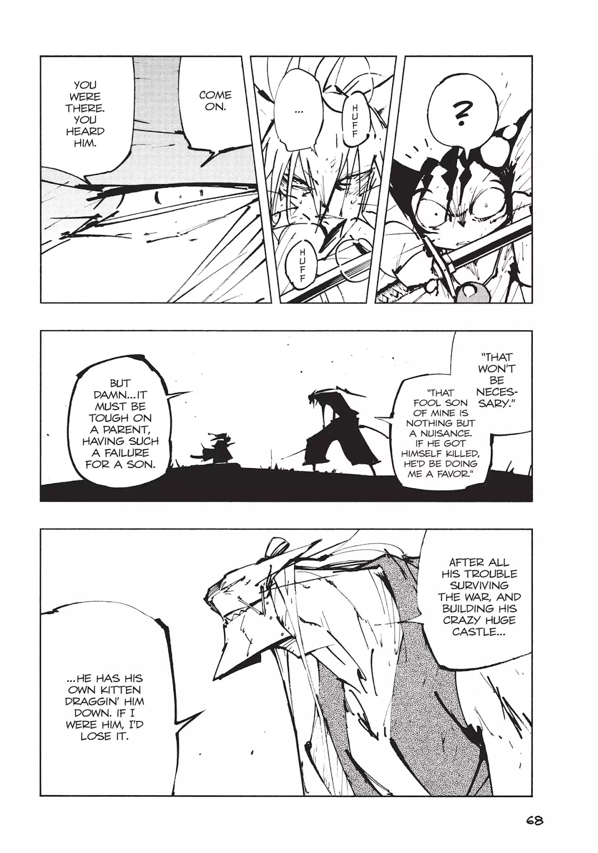 Nekogahara: Stray Cat Samurai Chapter 15 page 6 - Chapter 15: Norwegian Wood, Act Three