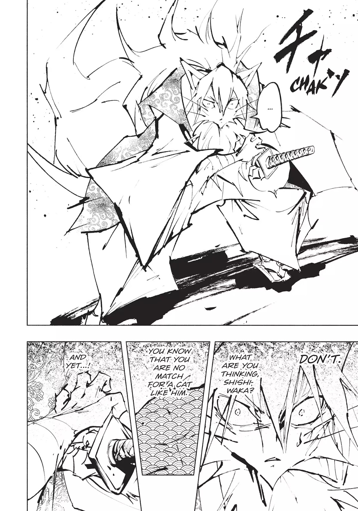 Nekogahara: Stray Cat Samurai Chapter 18 page 11 - Chapter 18: Sheep's Clothing, Unsafe-Cracker