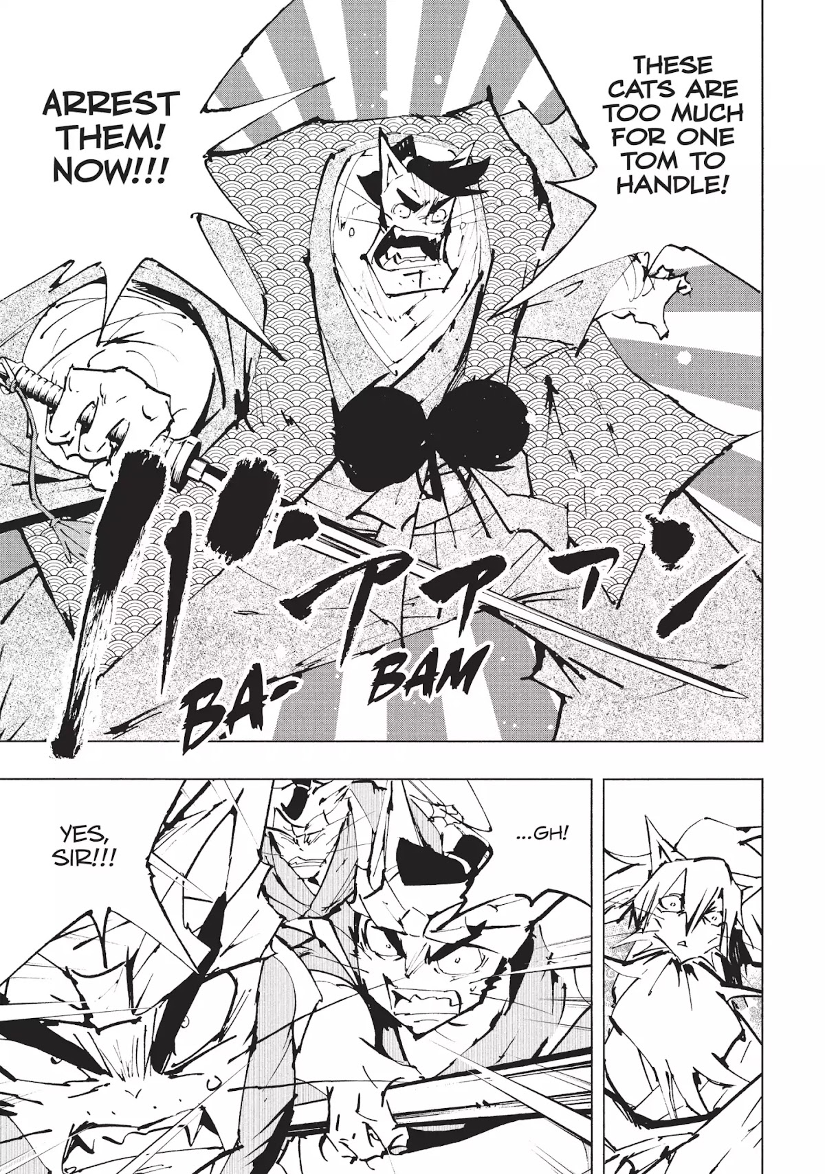 Nekogahara: Stray Cat Samurai Chapter 18 page 19 - Chapter 18: Sheep's Clothing, Unsafe-Cracker