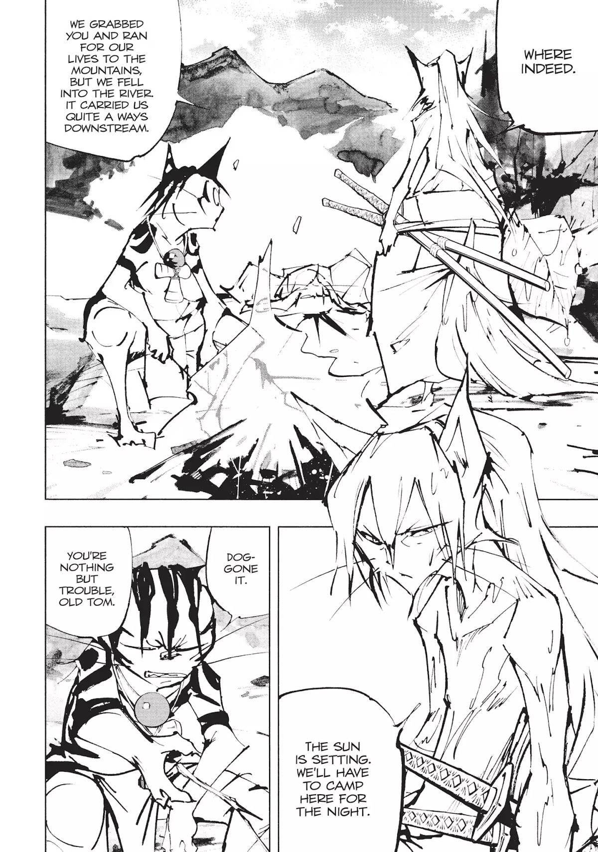 Nekogahara: Stray Cat Samurai Chapter 18 page 22 - Chapter 18: Sheep's Clothing, Unsafe-Cracker