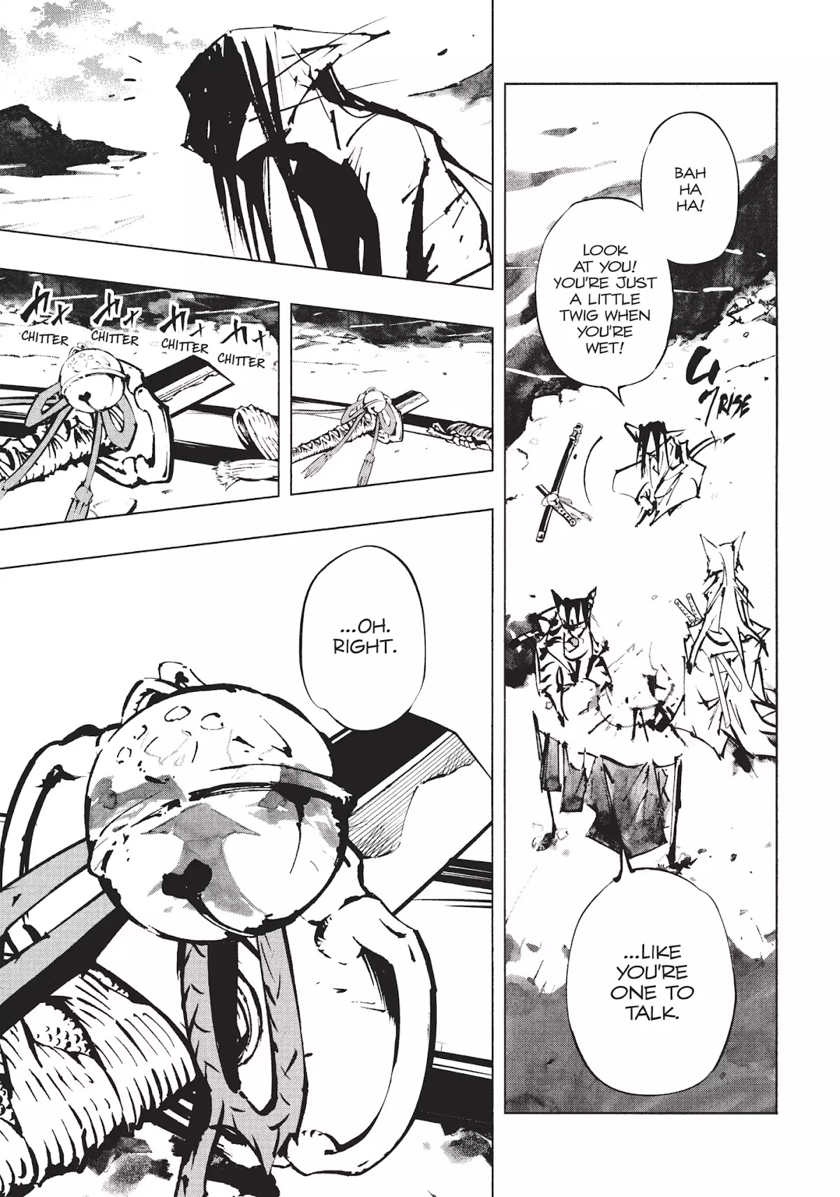 Nekogahara: Stray Cat Samurai Chapter 18 page 23 - Chapter 18: Sheep's Clothing, Unsafe-Cracker