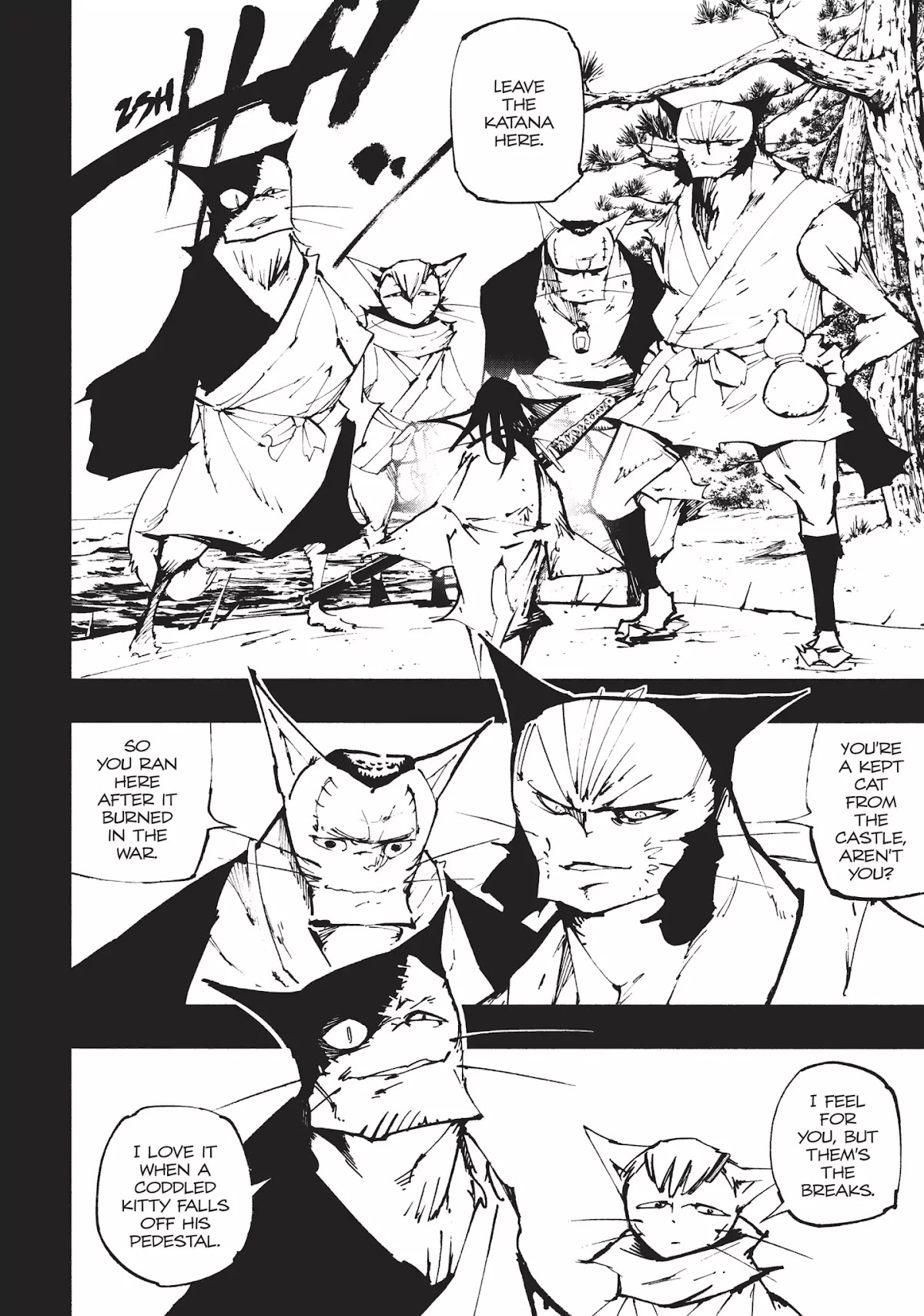 Nekogahara: Stray Cat Samurai Chapter 19 page 14 - Chapter 19: Hi Lone Kitty, Part I