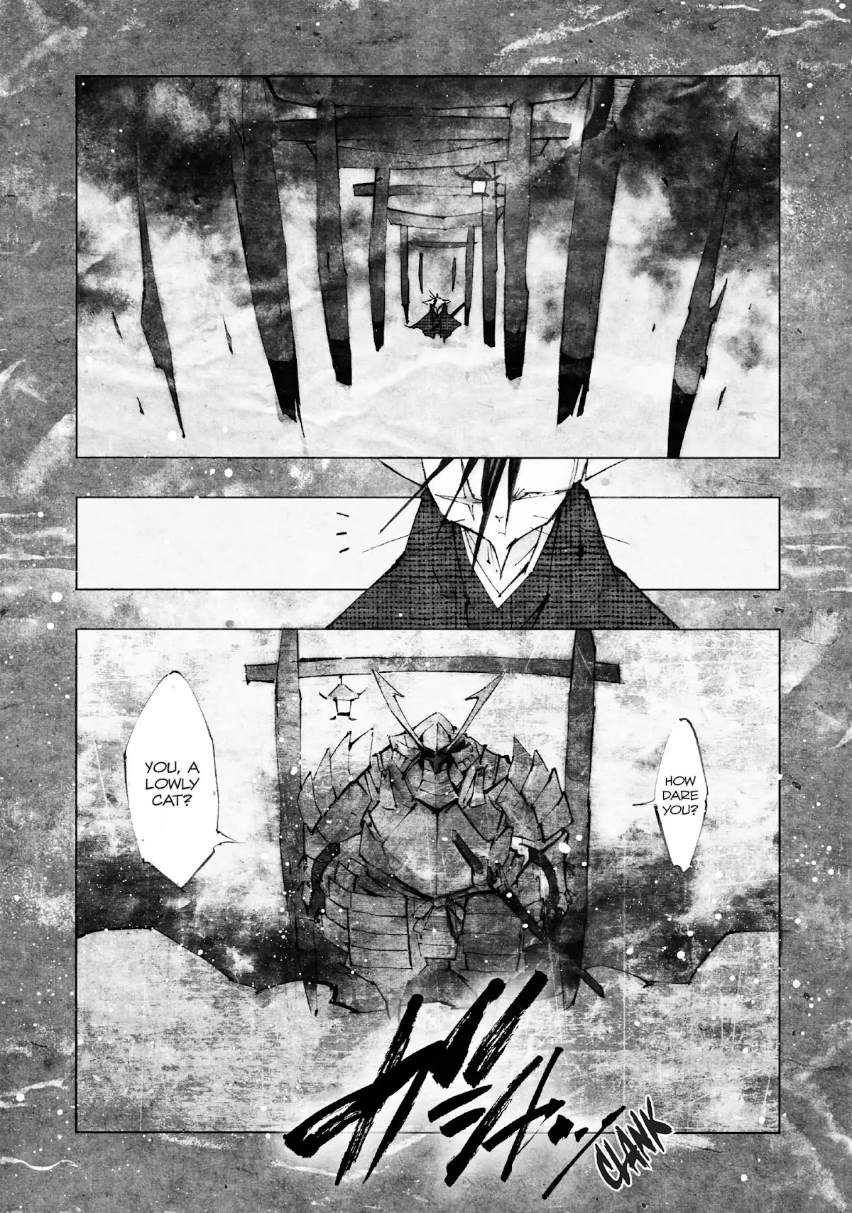Nekogahara: Stray Cat Samurai Chapter 2 page 1 - Chapter 2: Red Dreams, Dangerous Pastimes