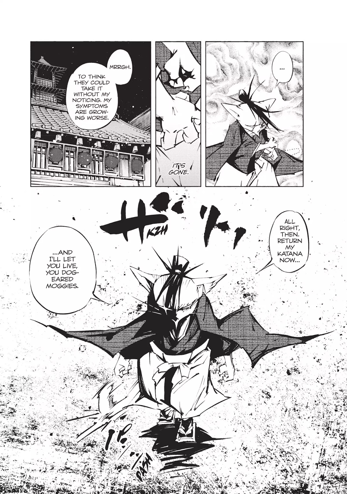Nekogahara: Stray Cat Samurai Chapter 2 page 11 - Chapter 2: Red Dreams, Dangerous Pastimes