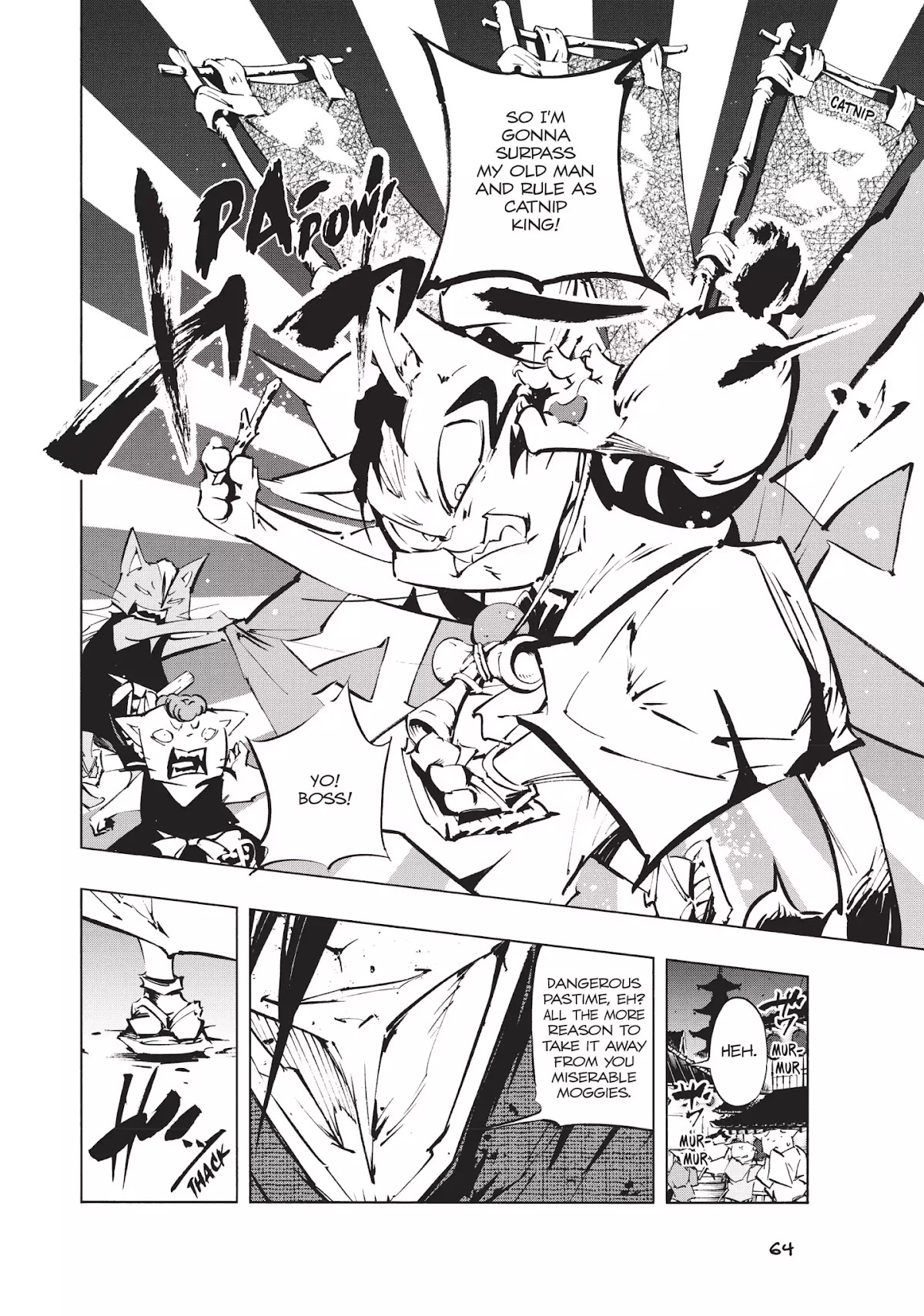 Nekogahara: Stray Cat Samurai Chapter 2 page 15 - Chapter 2: Red Dreams, Dangerous Pastimes