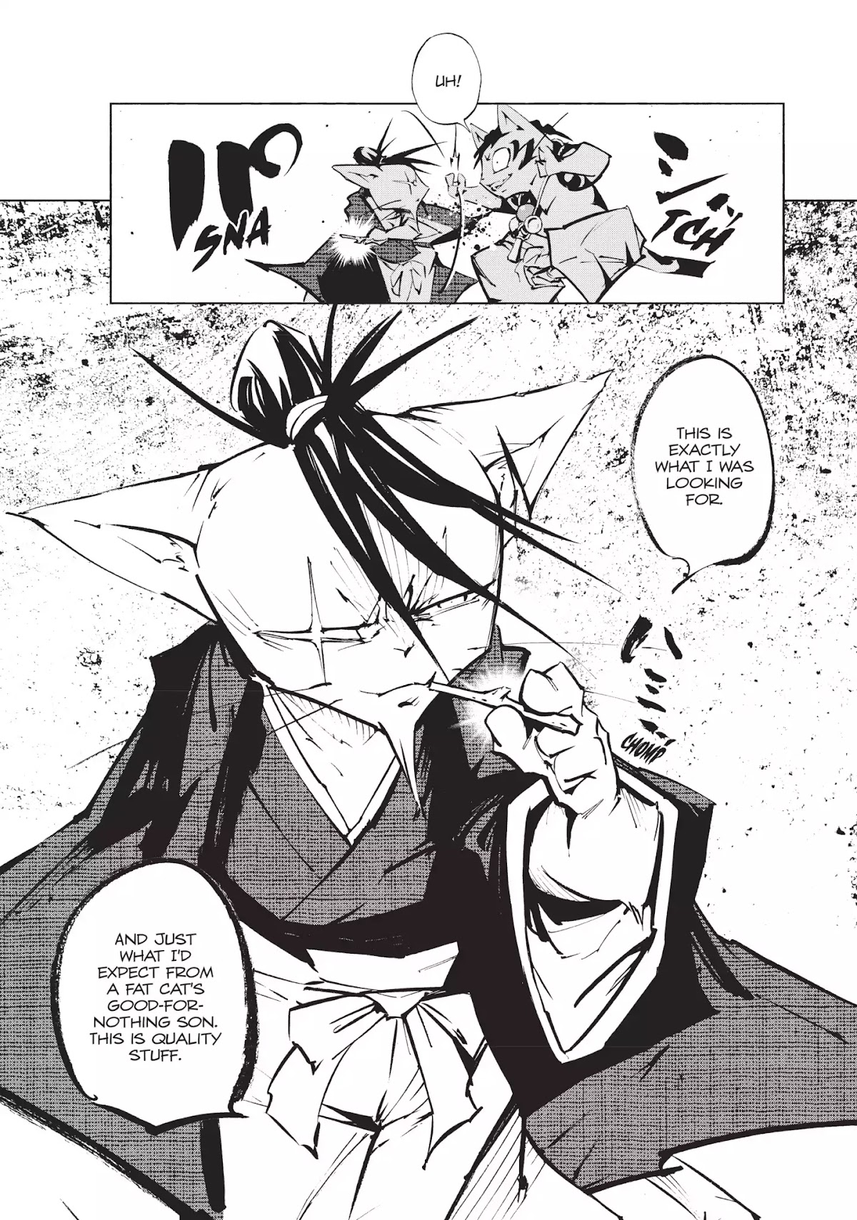 Nekogahara: Stray Cat Samurai Chapter 2 page 16 - Chapter 2: Red Dreams, Dangerous Pastimes