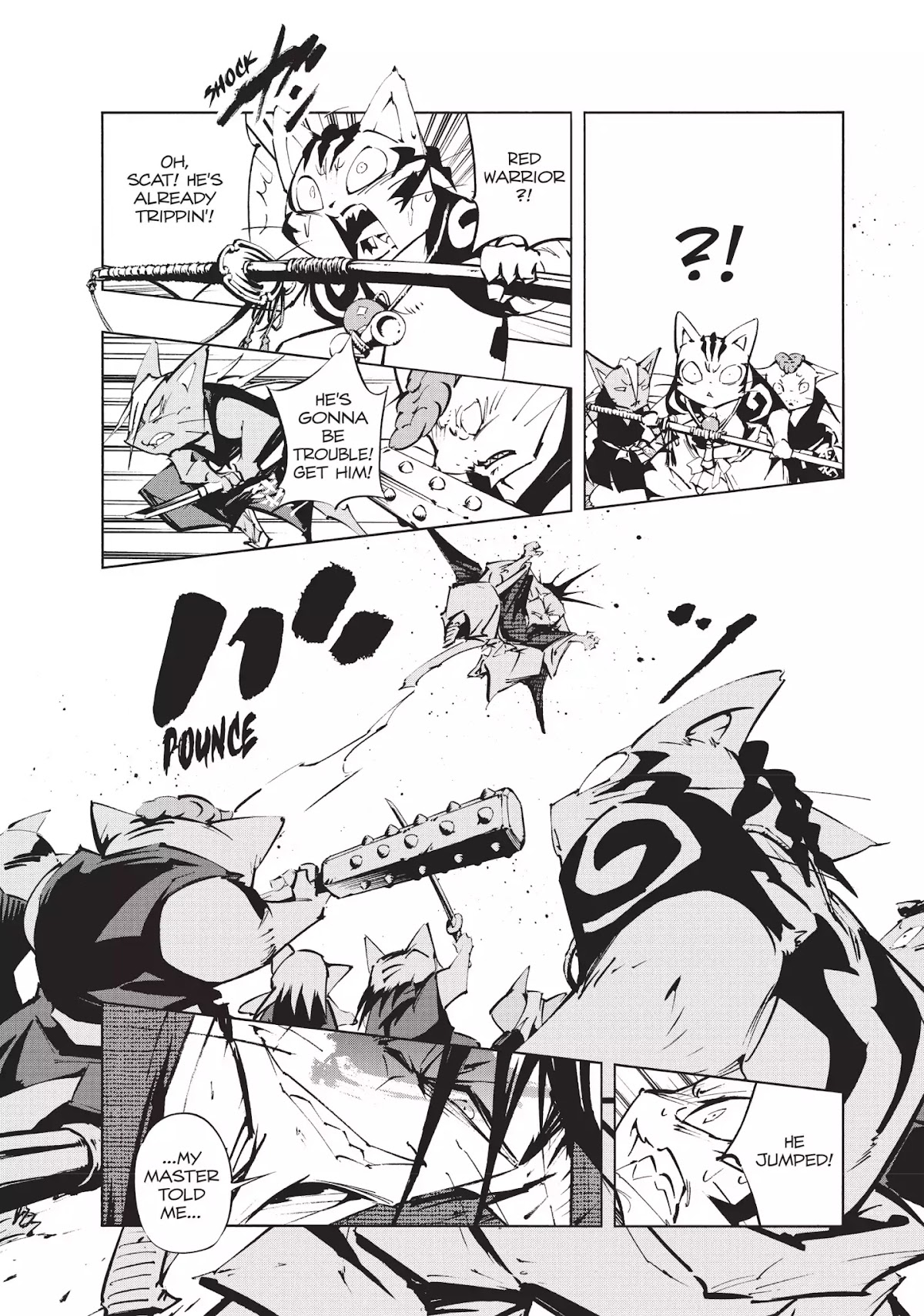 Nekogahara: Stray Cat Samurai Chapter 2 page 20 - Chapter 2: Red Dreams, Dangerous Pastimes