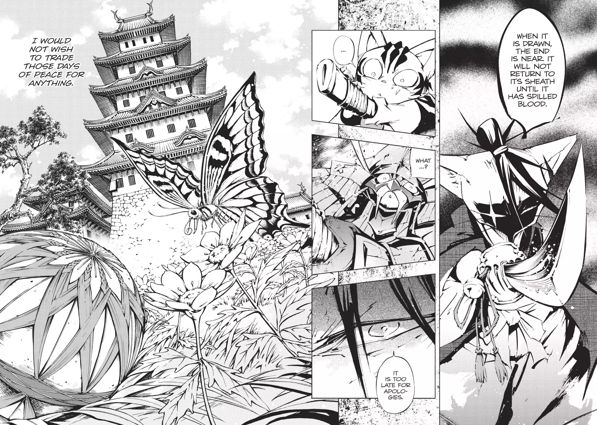 Nekogahara: Stray Cat Samurai Chapter 2 page 23 - Chapter 2: Red Dreams, Dangerous Pastimes